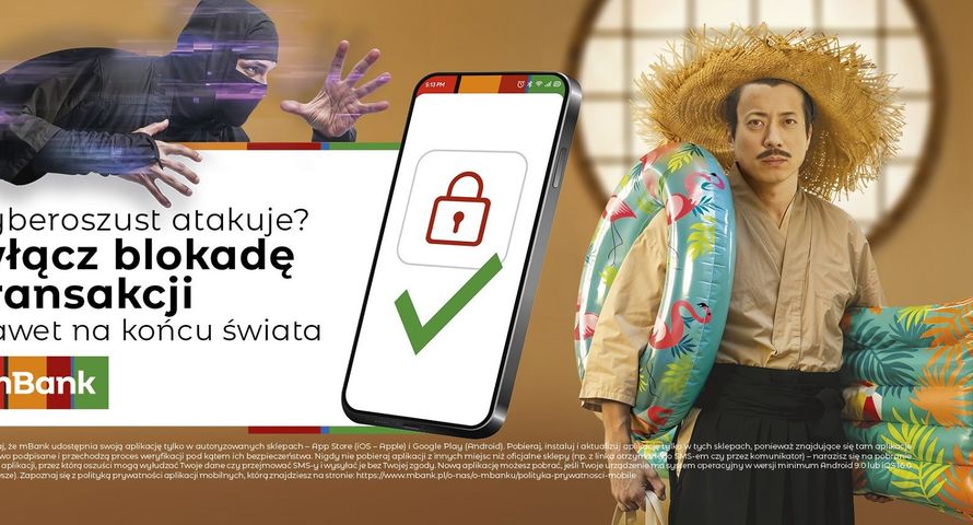 mBank rusza z wakacyjną odsłoną kampanii "Samoobrona w sieci"