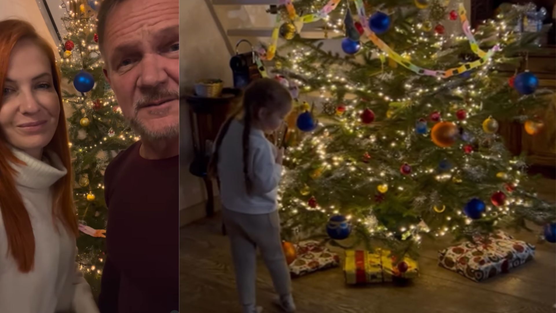 Edyta i Cezary Pazurowie spędzili święta w mazurskiej posiadłości