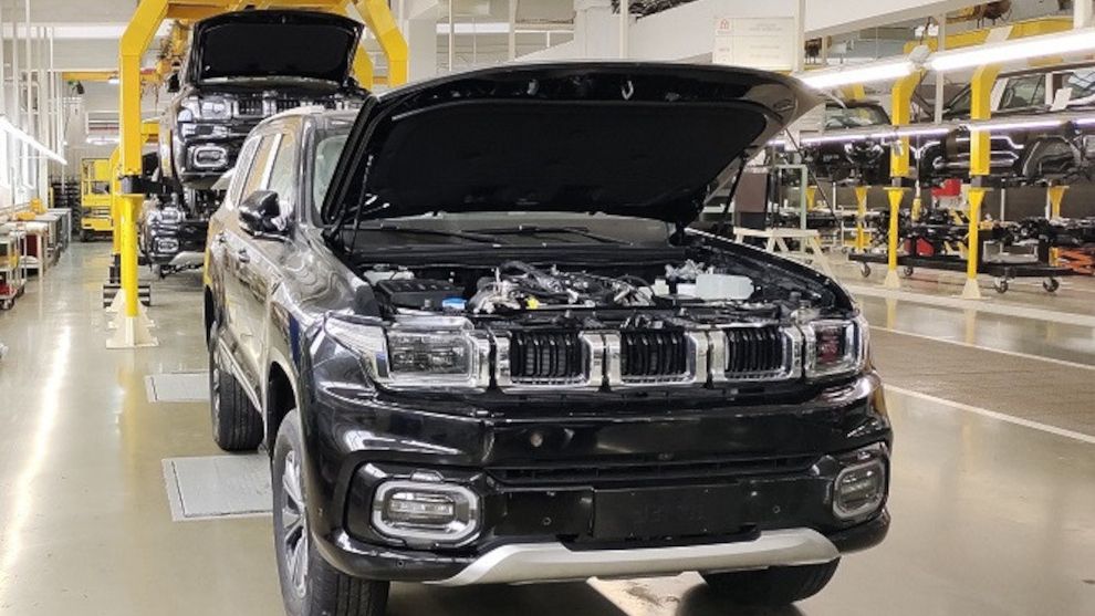 Produkcja chińskich samochodów w rosyjskiej fabryce