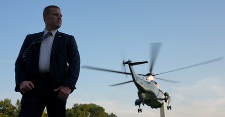 Celował w śmigłowiec Trumpa. Został zatrzymany. Tak się tłumaczy