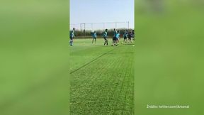 #dziejesiewsporcie: Aubameyang ośmieszony na treningu Arsenalu