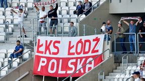 PKO Ekstraklasa. Kibice podczas meczu ŁKS Łódź - Raków Częstochowa (galeria)