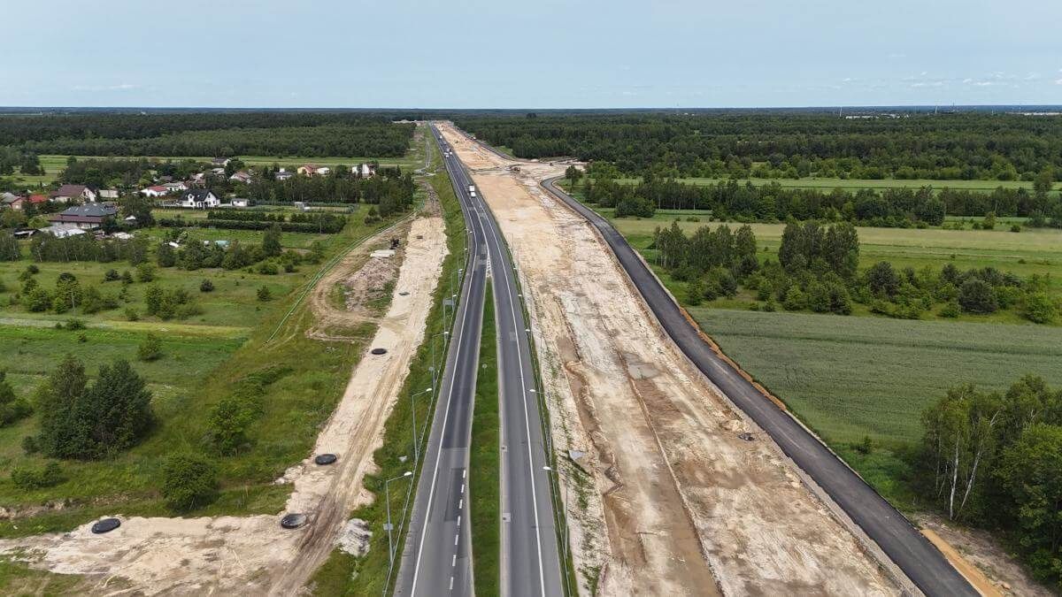 Postęp prac na budowie trasy S19 Lublin - Lubartów