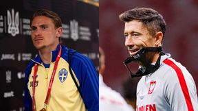 Lewandowski wbił jego drużynie trzy gole. Szwed zaśmiał się po pytaniu o ten mecz