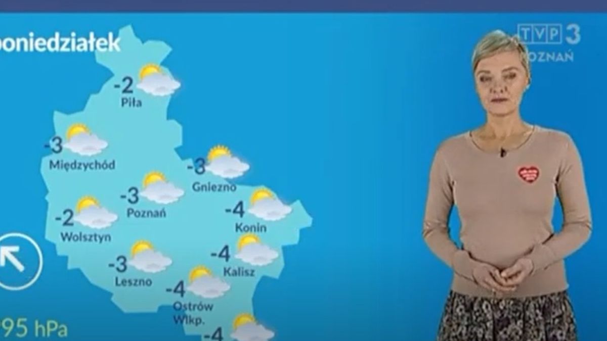 Patrycja Kasperczak prezentuje prognozę pogody w 2021