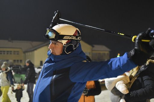 Jacek Kurski z żoną i córką w Zakopanem