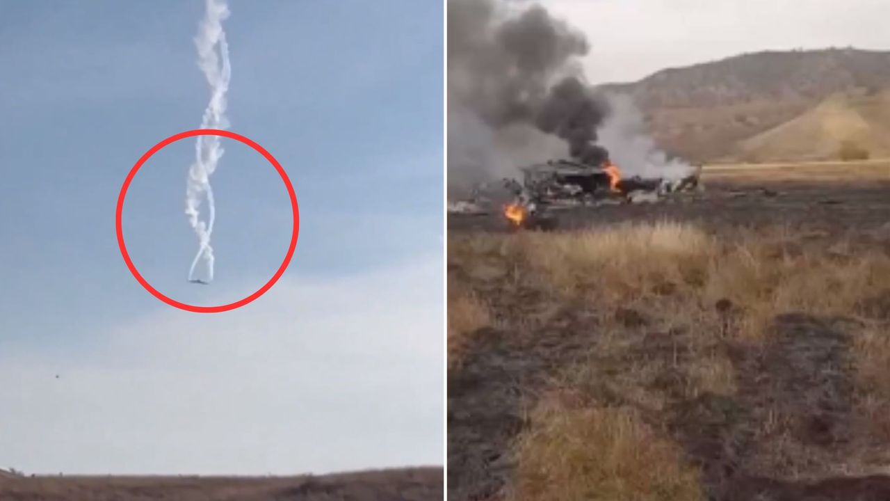 Katastrofa lotnicza w Gruzji. Dramatyczne nagrania świadków