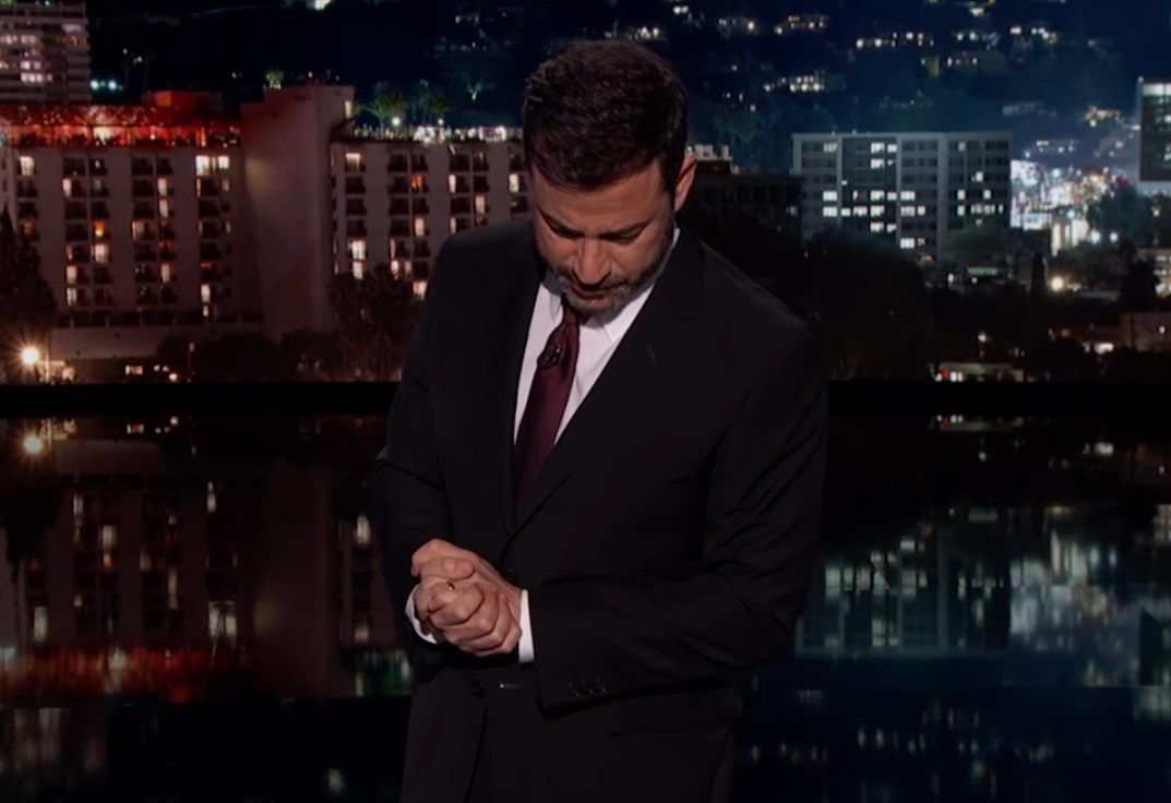 Jimmy Kimmel wybuchł płaczem na wizji. Opowieść prowadzącego wstrząsnęła widzami