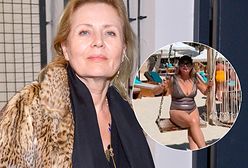 Grażyna Szapołowska w kostiumie kąpielowym. 68-letnia gwiazda może pochwalić się świetną figurą