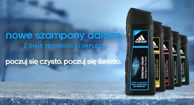 „Poczuj się czysto. Poczuj się świeżo” w kampanii szamponów Adidas dla mężczyzn (wideo)