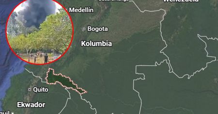 Katastrofa w Kolumbii. Samolot z żołnierzami runął na ziemię