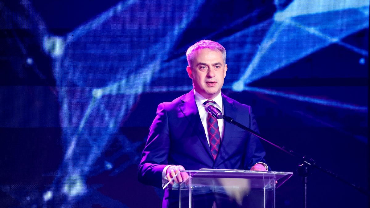 Krzysztof Gawkowski, Deputy Prime Minister of Poland and Minister of Digital Affairs gives his opening remarks during European Cybersecurity Forum CyberSec in EXPO Krakow, Poland on June 19, 2024. The conference concentrates on challenges and opportunities to Europe digital security in such areas as public administration, army, or business, in a rapidly changing environment, connected with introduction of AI and conflict in Ukraine. (Photo by Dominika Zarzycka/NurPhoto via Getty Images)