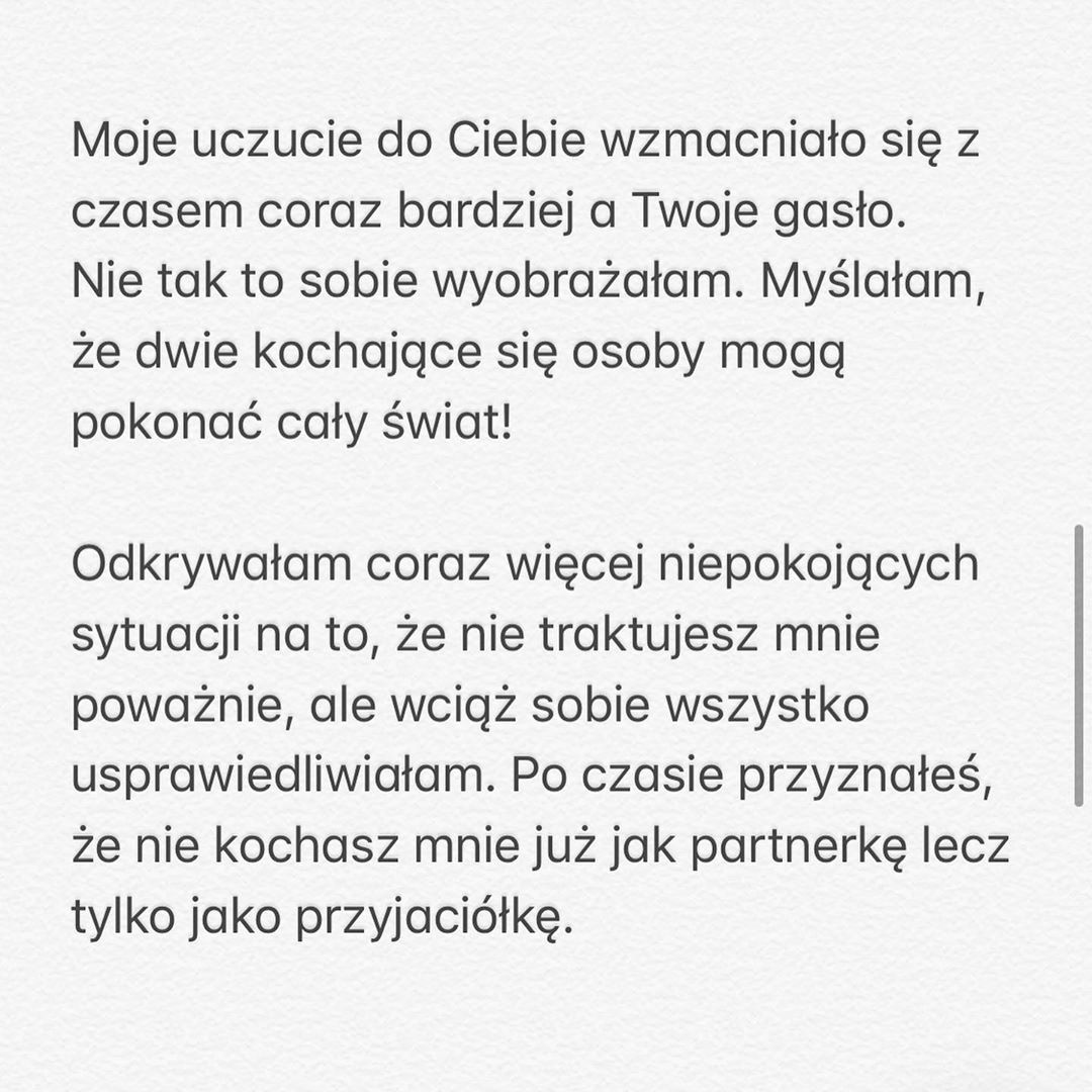 Madzia Wójcik komentuje rozstanie z Olehem