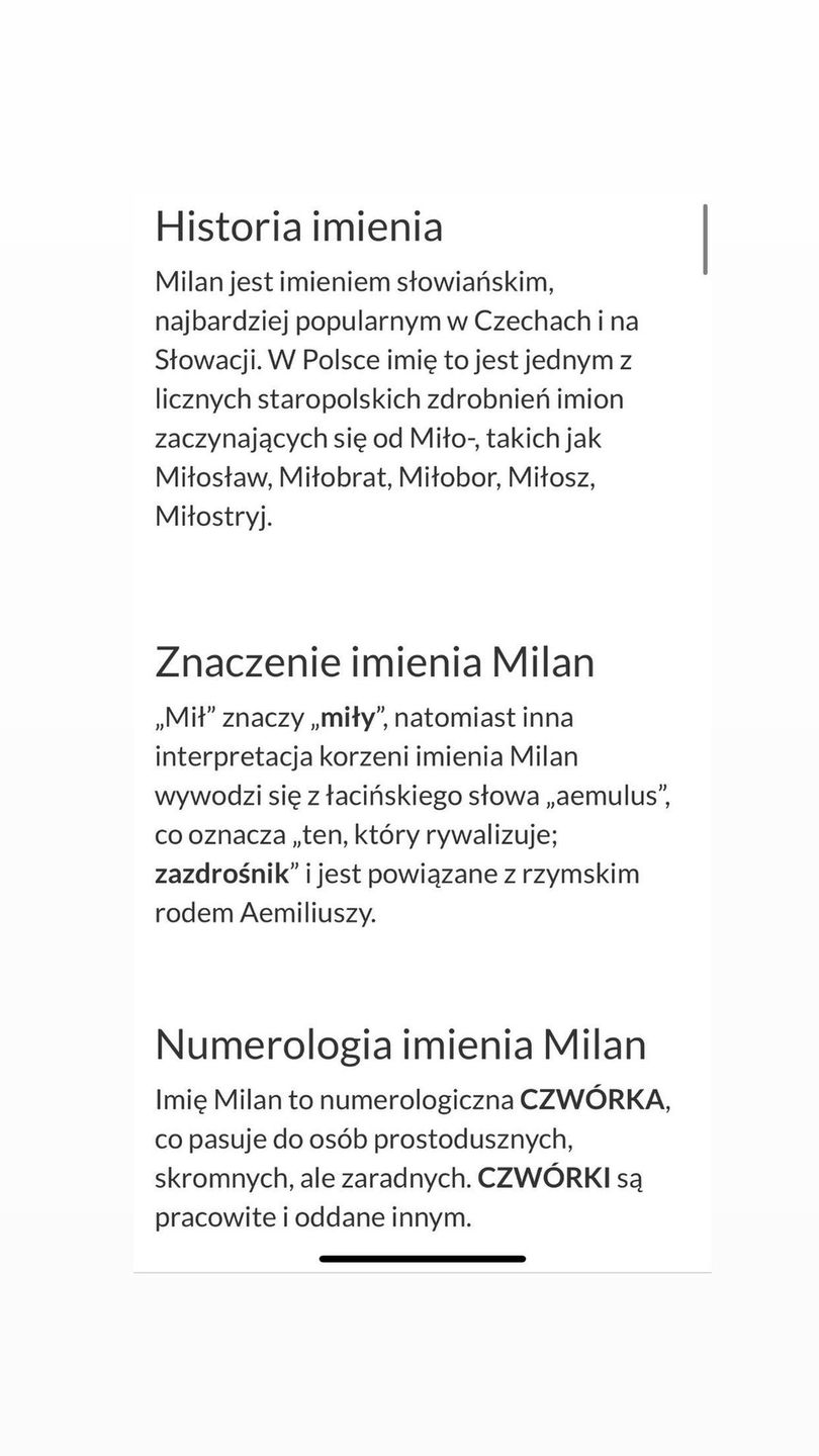 Agnieszka Włodarczyk tłumaczy, co oznacza imię Milan
