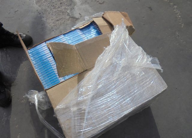 80 tys. paczek papierosów z przemytu przechwyconych na granicy z Białorusią (zdjęcia)