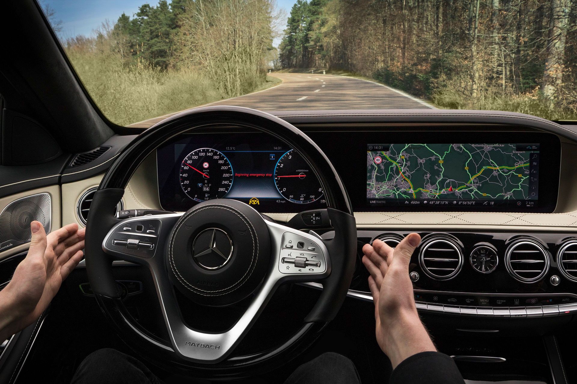 Tak, tu nie działa (fot. Mercedes-Benz)