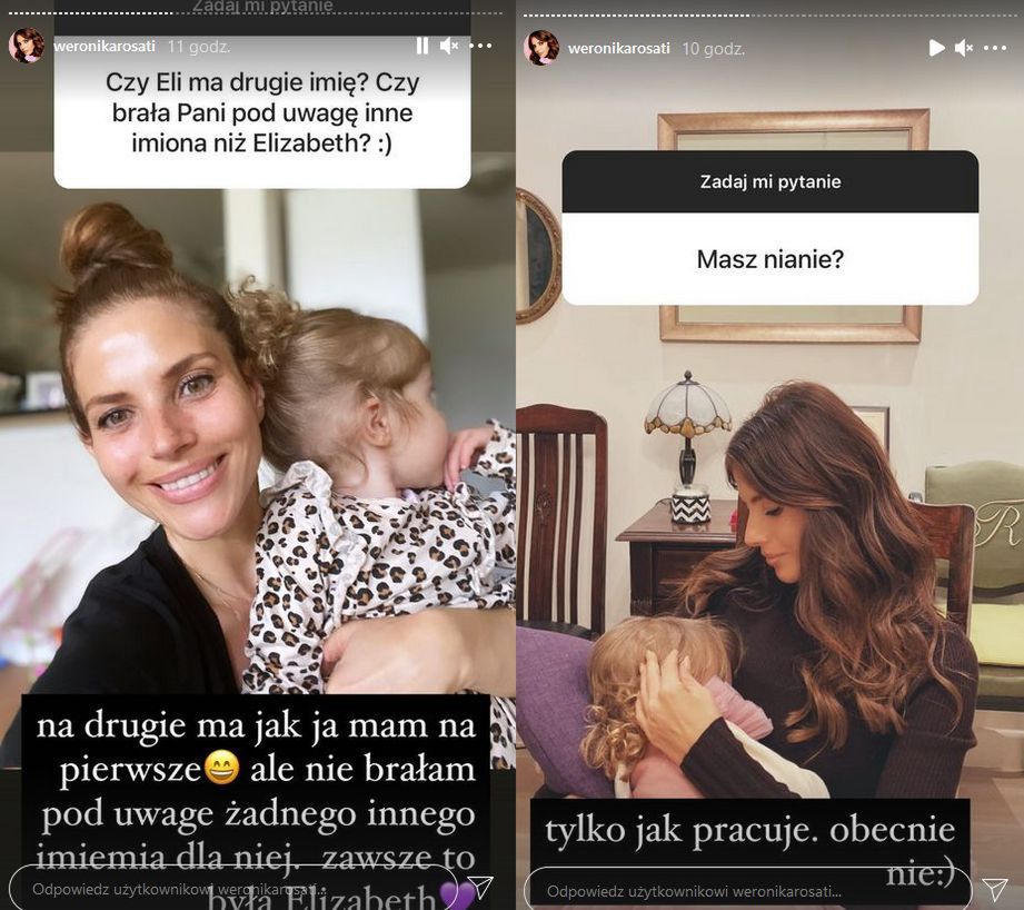 Weronika Rosati zorganizowała Q&A na Instagramie