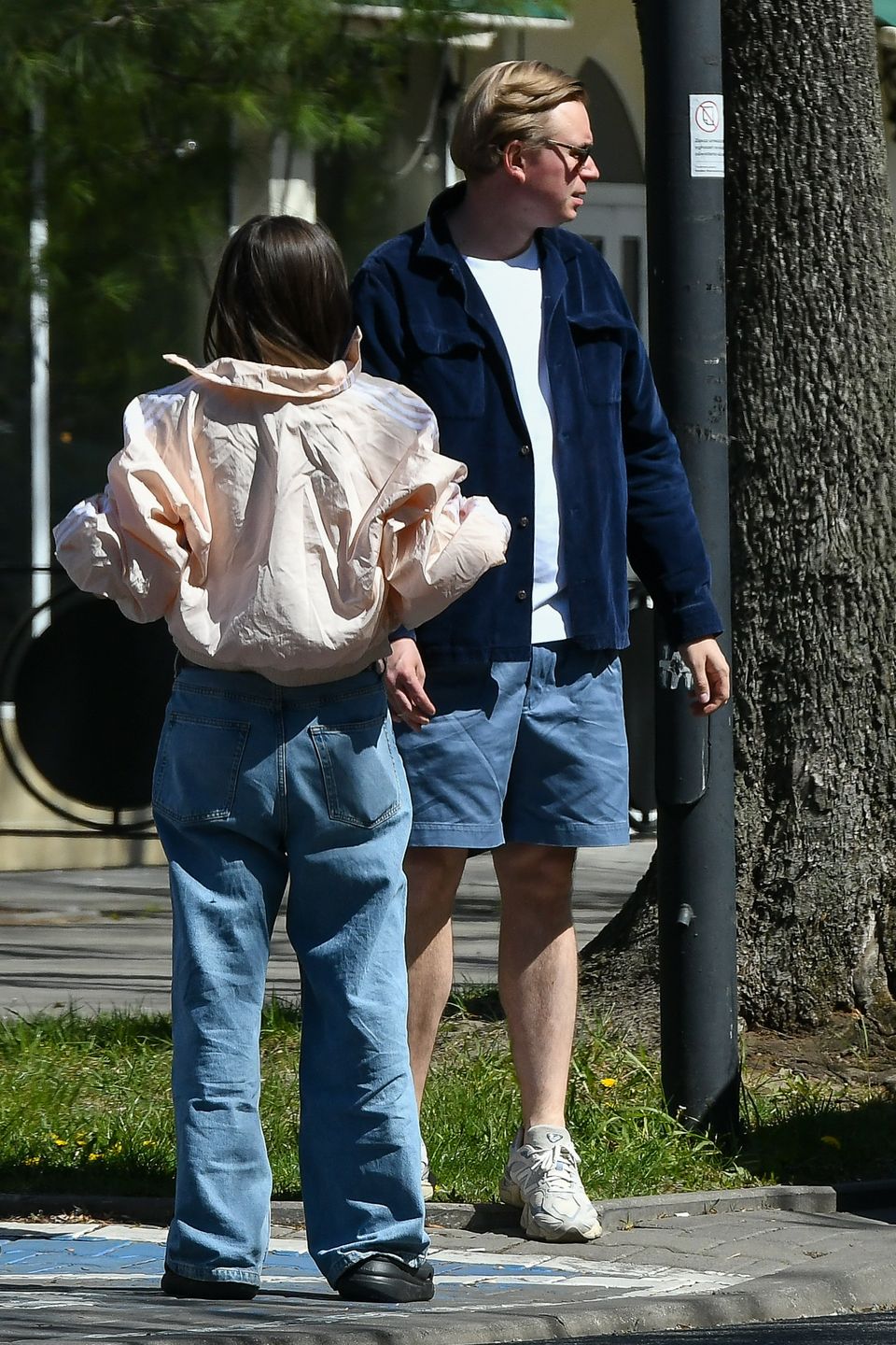 Olga Bołądź z mężem