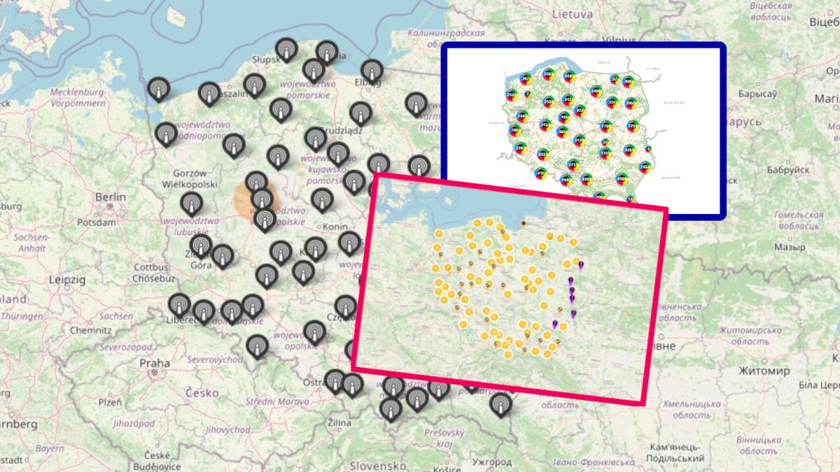 Interaktywne mapy w internecie