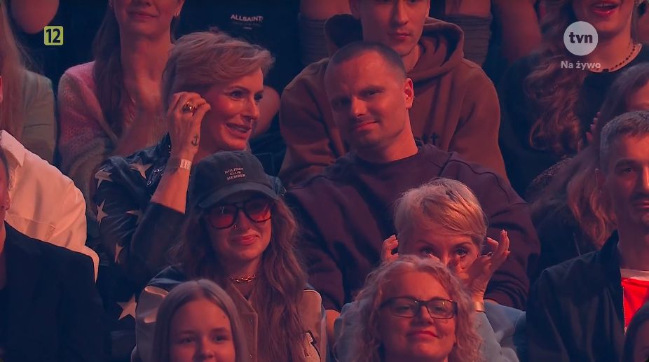 Paulina Smaszcz i Marcin Hakiel na widowni "You Can Dance"