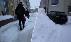 Polskie miasto zasypane. Metr śniegu, drogi sparaliżowane