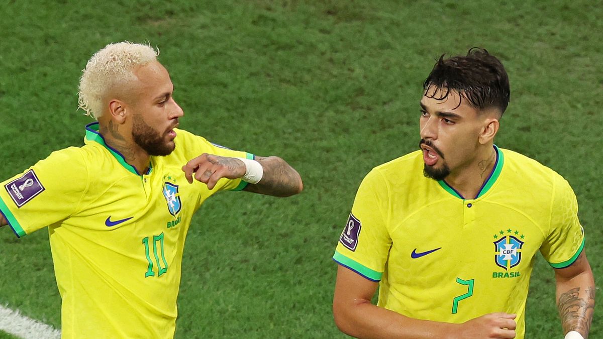 Getty Images / Alex Pantling / Na zdjęciu: Neymar i Lucas Paqueta