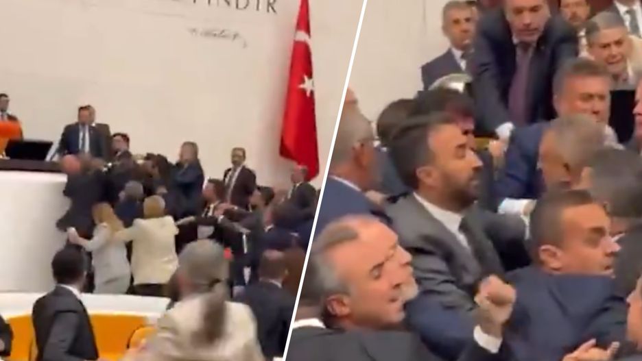 Awantura w tureckim parlamencie
