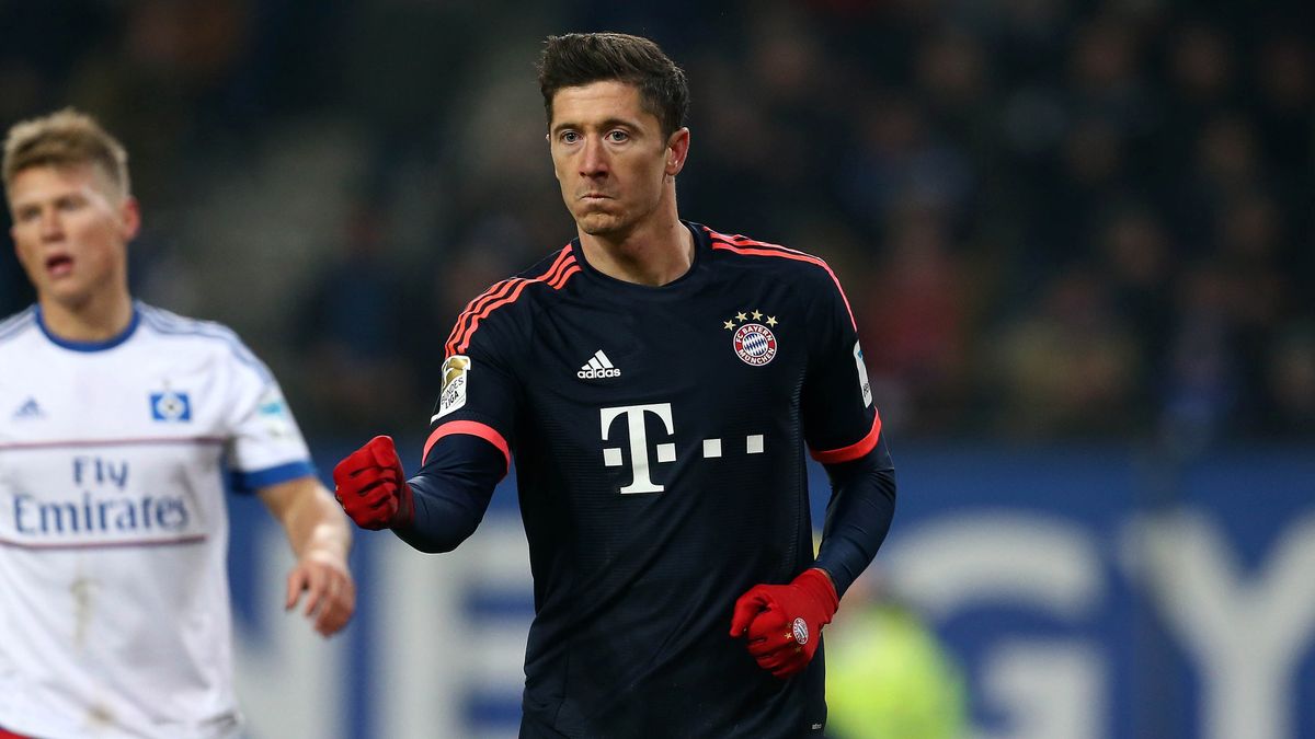 Newspix / FIRO / Robert Lewandowski, Hamburger SV, Bayern Monachium