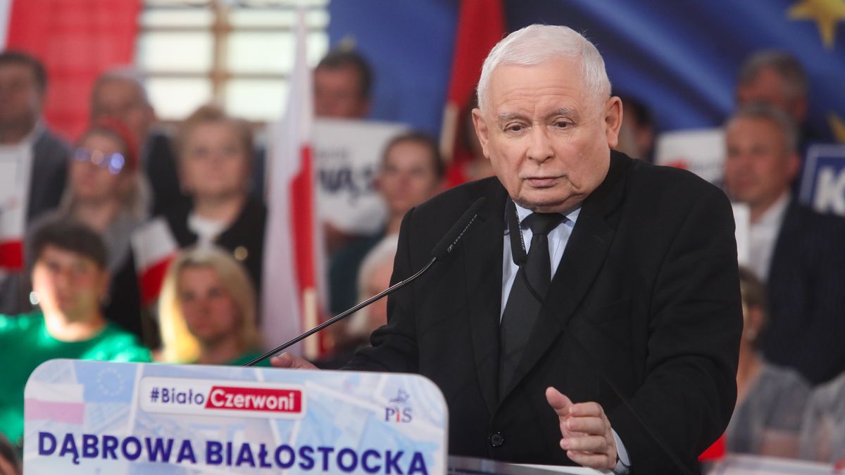 Takiego pytania Jarosław Kaczyński raczej się nie spodziewał