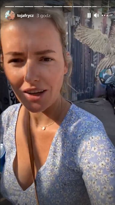 Olga Frycz relacjonuje pobyt w Chorwacji. Pokazała m.in. przejażdżkę kolejką