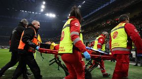 Dramatyczne obrazki w Serie A. Nosze i połamane zęby