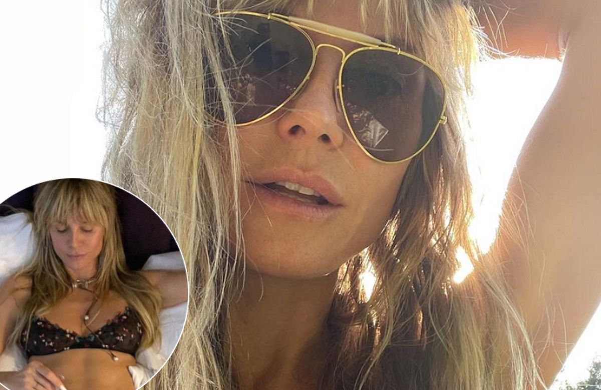 Heidi Klum pokazała się bez bielizny 