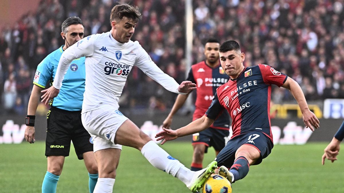 PAP/EPA / Luca Zennaro / Mecz Serie A: Genoa CFC - Empoli FC