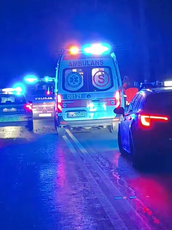 Zespół Ratownictwa Medycznego na miejscu zdarzenia