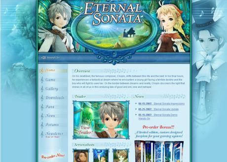 Oficjalna strona Eternal Sonata wystartowała 1