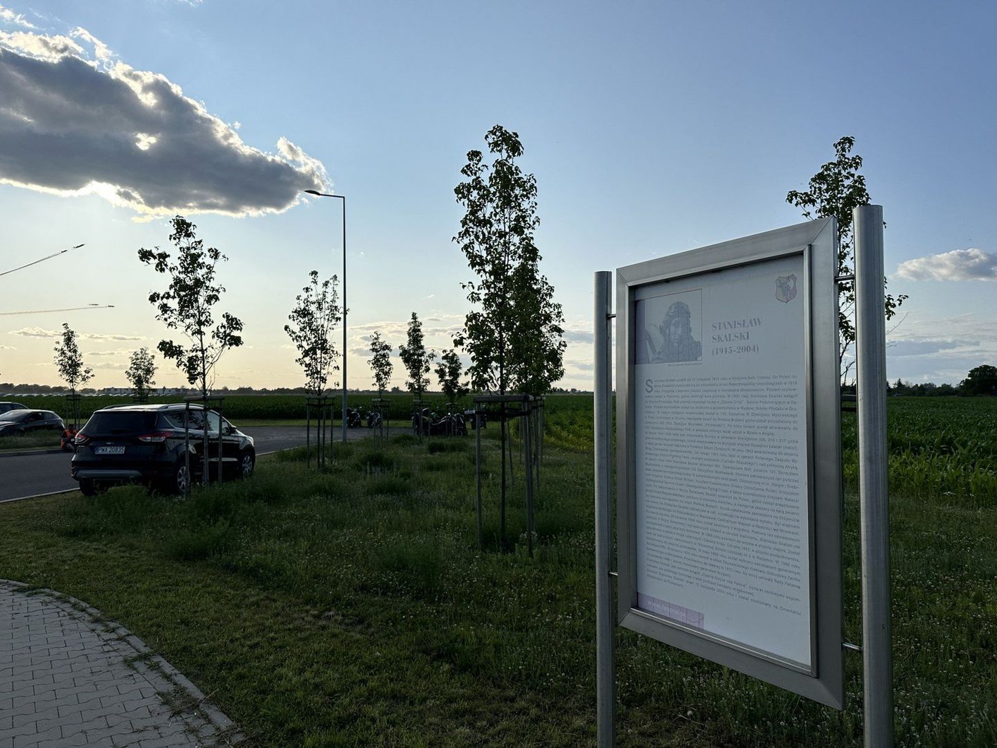 Jeden z parkingów na Antidotum Airshow mieści się przy ulicy Szybowników 
