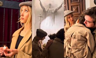 Ida Nowakowska nadaje z kościoła o 21:37: "To godzina święta dla mnie, dla mojego męża Amerykanina i naszego syna"