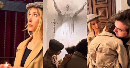 Ida Nowakowska nadaje z kościoła o 21:37: "To godzina święta dla mnie, dla mojego męża Amerykanina i naszego syna"