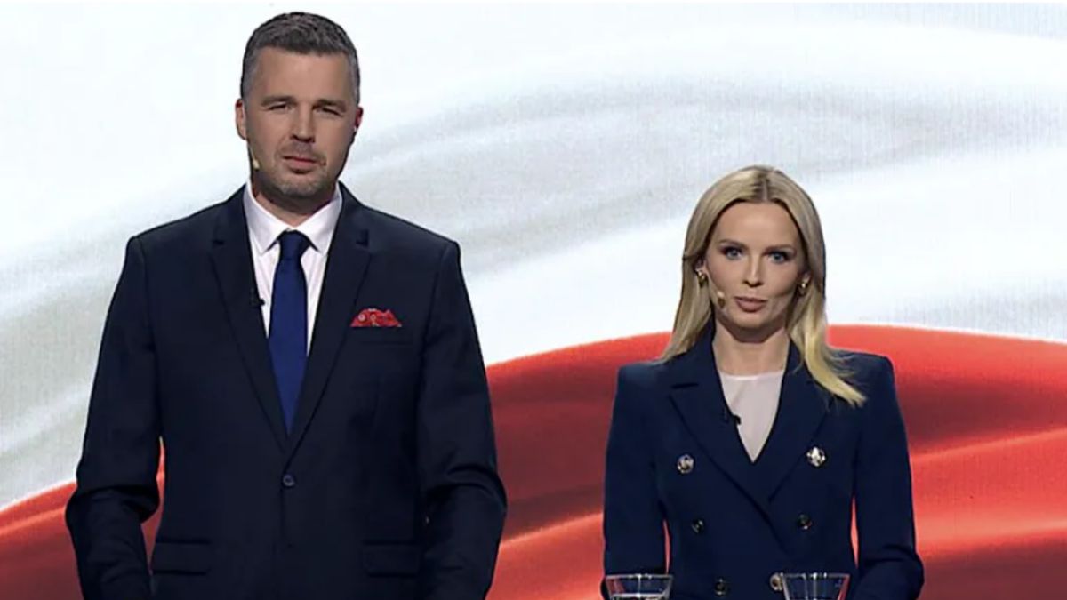 Michał Rachoń i Anna Bogusiewicz 