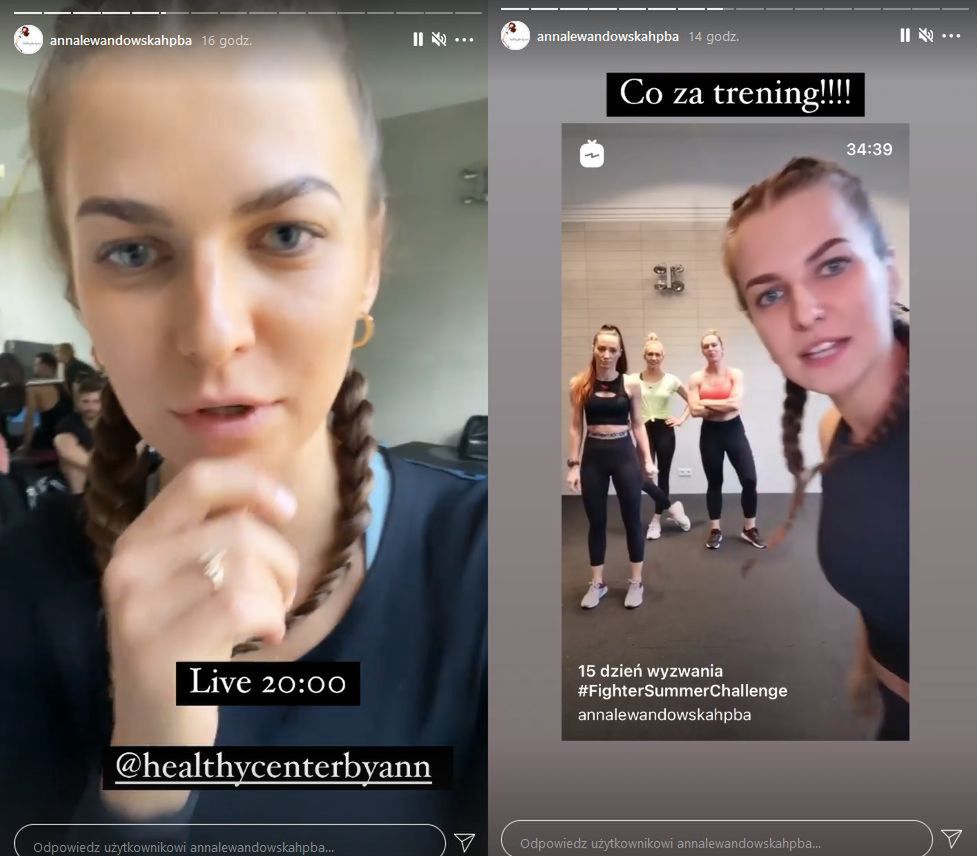 Anna Lewandowska po laminacji brwi