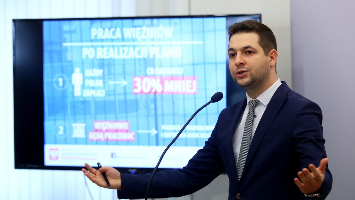Patryk Jaki, wiceminister sprawiedliwości.