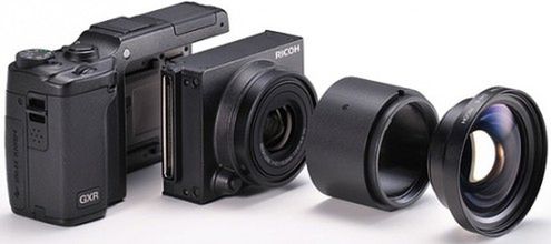 Ricoh GXR – najmniejszy aparat z wymiennymi obiektywami i … matrycą!