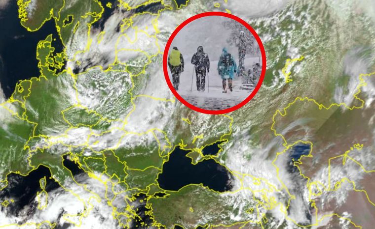 Niż Lorenz zawładnął pogodą. Burze i opady śniegu w Polsce