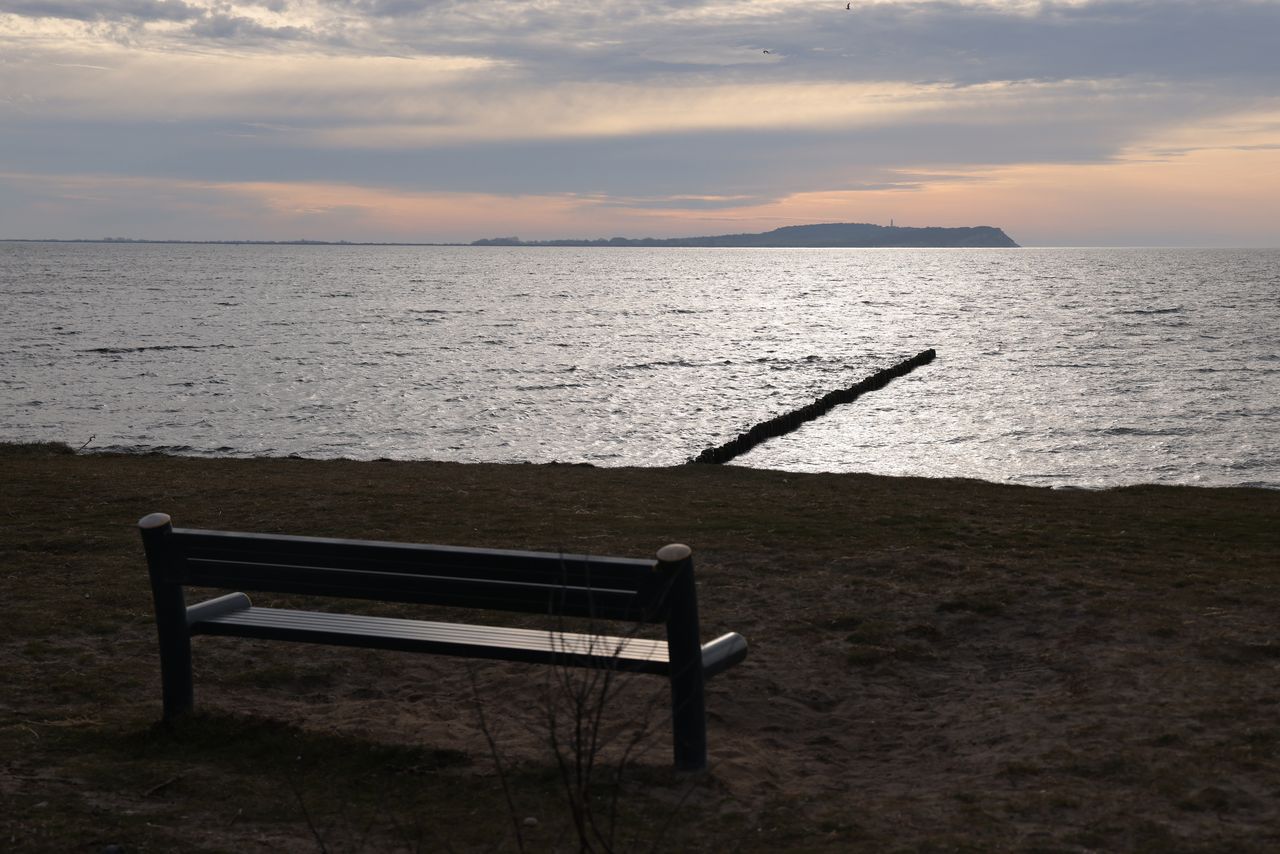 DRANSKE, GERMANY - MARCH 17: A bench looks out towards the Baltic Sea on Ruegen Island on March 17, 2023 near Dranske, Germany. According to media reports, German investigators suspect the Andromeda, a 50-foot Bavaria 50 Cruiser recreational sailing yacht, was used by a six-person crew to sail from Rostock with a stop over on Ruegen at nearby Wiek out to the Baltic Sea and plant explosives that detonated on the Nord Stream pipeline in September of 2022, causing extensive damage. Investigators reportedly found traces of explosives on the table inside the yacht. While initial findings point to a possible Ukrainian connection to the sabotage operation, many questions remain open. The Andromeda is currently in dry dock on the nearby headland of Bug. (Photo by Sean Gallup/Getty Images)