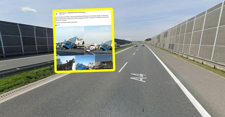 Autostrada A4 zablokowana. Pokazali dramatyczne zdjęcia