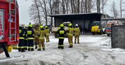 Przemyśl: Pożar na terenie firmy remontowej. Jedna osoba w szpitalu