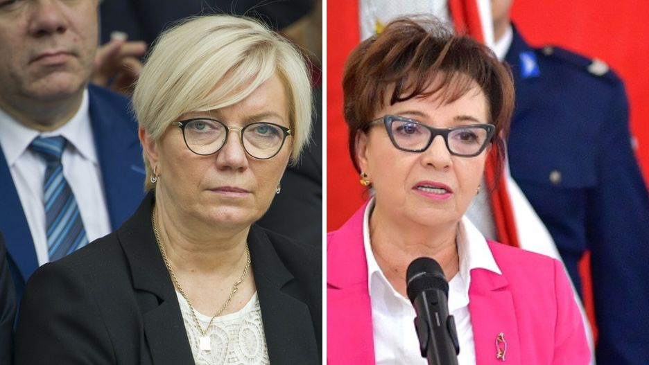 Julia Przyłębska i Elżbieta Witek