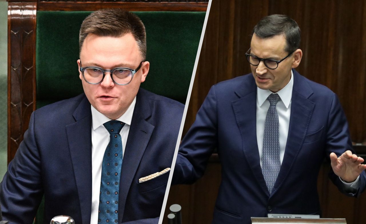 Morawiecki vs Hołownia. Padło pytanie o budżet