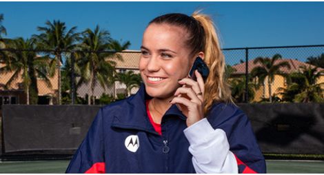 Motorola partnerem tenisistki Sofii Kenin