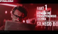 Fakty reklamują Pyralginę jako „nr 1 na silny ból” (wideo)